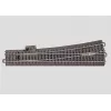 Märklin H0 C-tirna tanka leva kretnica s podlago, 236,1 mm, ročna, AC 24711