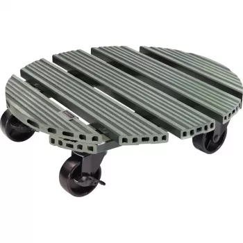WAGNER design yourself podstavek za rastline GH0558 plastika, Ø 38,5 cm temno zelena okrogla, 1 kos 20055801