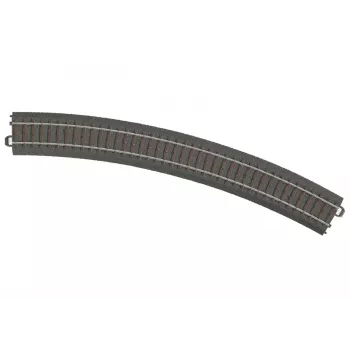 Märklin 24430 HO C-tirni ravni tir 437,5 mm, tirnice iz novega srebra, rjava podlaga