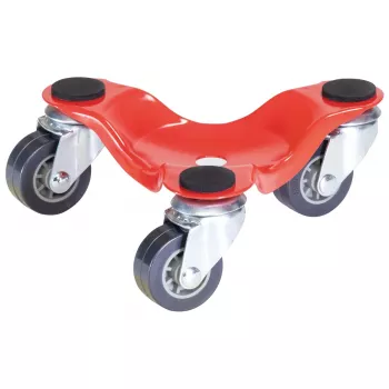 Wagner design yourself transportno kolesce MM 1193 rdeče 160 x 160 x 60 mm, nosilnost 60 kg, 4 vrtljiva kolesca (20119301)