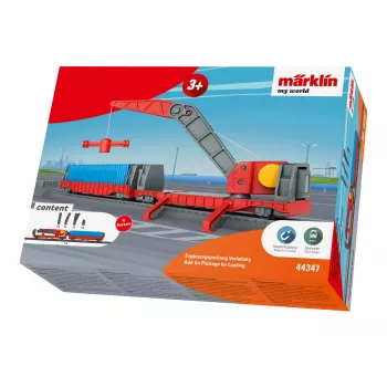 Märklin World 44347 H0 dopolnilni komplet nakladanja z vagonom z dvigalom