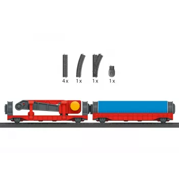 Märklin World 44347 H0 dopolnilni komplet nakladanja z vagonom z dvigalom