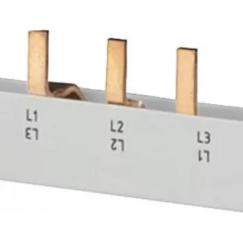 SIEMENS zbiralka s čepi 4x3-fazna 5ST3645, 12 modulov, 63 A, 400 V, 10 mm², popolnoma izolirana