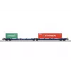 Märklin 47474 Sdggmrss dvodelni žepni vagon, merilo H0 1:87, kobaltno moder, 393 mm