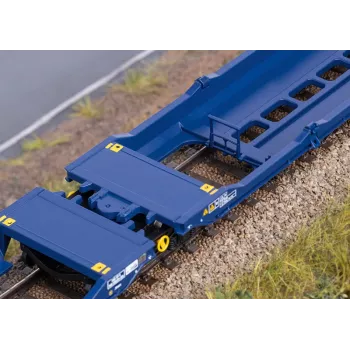Märklin 47474 Sdggmrss dvodelni žepni vagon, merilo H0 1:87, kobaltno moder, 393 mm