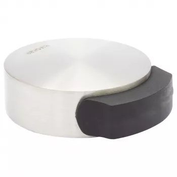Wagner Design Yourself EH 5111 talno vratno ustavljalo, tlačno lit cink z gumijastim obročem, saten nikelj, premer 50 mm (15511111)