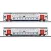 Märklin 043566 H0 komplet dvonadstropnih vagonov SNCB M6 2. razreda