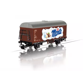 Märklin 44252 H0 Gms 30 pokriti tovorni vagon, epoha III, DB, rjav