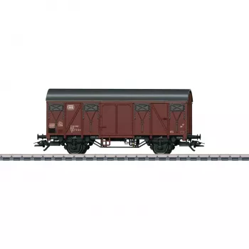 Märklin 44500 H0 pokriti tovorni vagon s platformo za zavirača, DB, obdobje IV