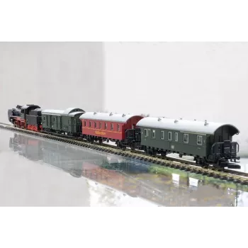 Märklin 81874 Z tir parni tovorni začetni set - BR 89.0, epoha III, 3 vagoni, ovalni tir, analogni DC 081874