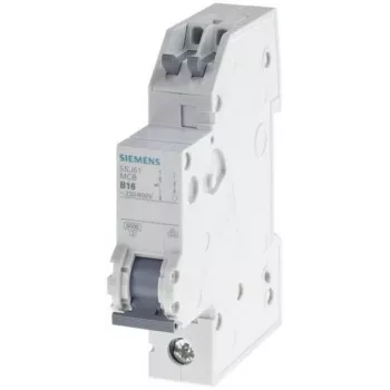 Siemens 5SJ61106KS odklopnik 1-polni B 10 A 6 kA 230/400 V AC vtična sponka