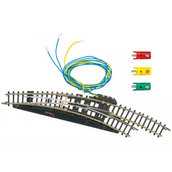 Märklin Z tir elektromagnetna ukrivljena kretnica desna - črno-rumena (8569)