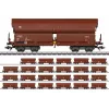 Märklin 000730 H0 24-delni set vagonov s pomično streho Tals 968 DB epoha IV AC