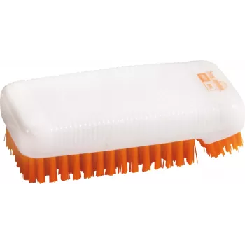 Haug Bürsten 7206 ščetka za nohte, bela oranžna, plastika
