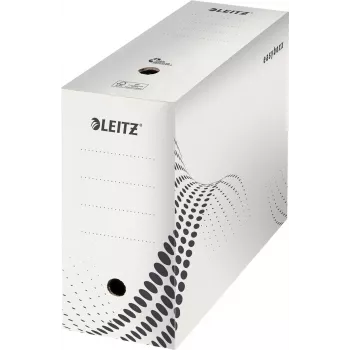 LEITZ easyboxx arhivska škatla, bela, notranja širina 150 mm, paket 25, reciklirani valoviti karton