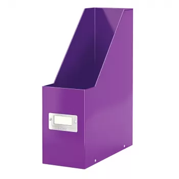 LEITZ Click & Store WOW držalo za revije A4, vijolični trdi karton s PP folijo, sestavljanje s pritiskom, 1 kos (6047-00-62)