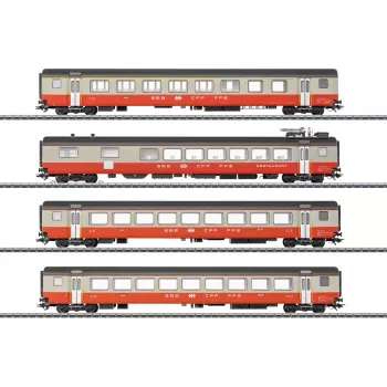 Märklin 42190 H0 komplet 4 vagonov Swiss Express potniški vagoni SBB