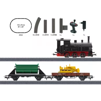 Märklin 29133 začetni komplet tovornega vlaka tir HO z baterijskim pogonom in infrardečim daljinskim upravljanjem