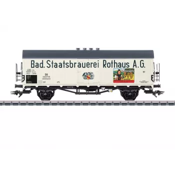 Märklin 046805 H0 AC vagon z stebrički Rlmms 580 Deutsche Bundesbahn obdobje IV ploščati vagon s stebrički