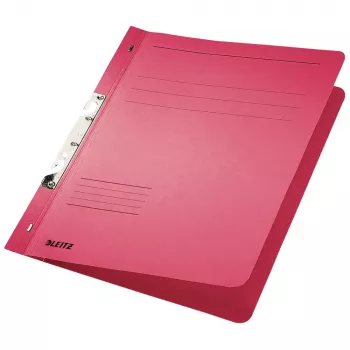 LEITZ registrator z režo DIN A4 manila karton rdeč 250 g/m² 170 listov mehanizem 80 mm 50 kosov 3746-00-25