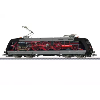 Märklin 39479 H0 električna lokomotiva BR 101 oglaševalska barvna shema 'Deutschland-Takt' DB AG, MHI posebna izdaja