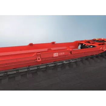 Märklin 47470 H0 tovorni vagon z drsnimi stenami Hbbillns 305 DB AG obdobje V