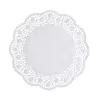 PAPSTAR okrogli podstavki za torte Ø 28 cm, 100 kosov, bel čipkast vzorec 12268