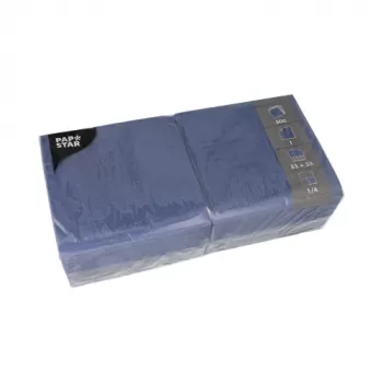 PAPSTAR temno modre papirnate prtičke 1-slojne 33 x 33,3 cm 500 kosov (82903)