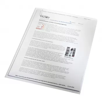 Leitz A4 žepi za dokumente, 0,13 mm PP, zeleni, 100 kosov 40000055
