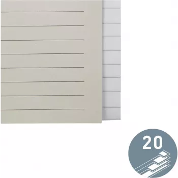 LEITZ papirnato kazalo prazno 20 jezičkov A4 belo z univerzalnim luknjanjem 12203085