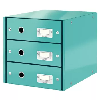 Leitz Click & Store set predalov turkizen 3 predali A4 6048-00-51