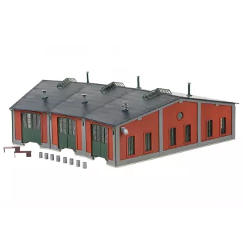 Märklin 72887 komplet za gradnjo lope za lokomotive, merilo H0