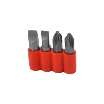 Brüder Mannesmann M179 1/2 inch ročni udarni vijačnik s 4 nastavki v kovinskem kovčku, rdeč