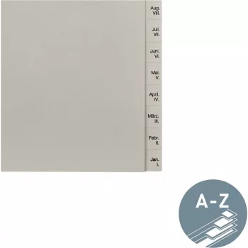 LEITZ papirni register december-januar A4 13-Tab kartonasti register 12303085