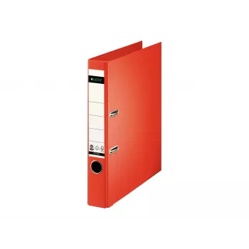 LEITZ 180° vzvodni registrator A4 50 mm svetlo rdeč karton 1008-00-20