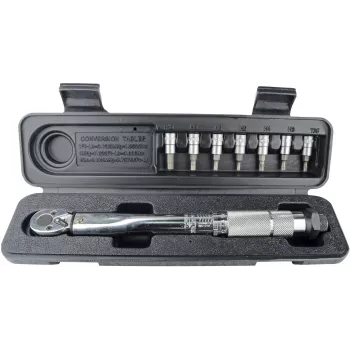 Brüder Mannesmann M18314 set momentnih ključev 5-25 Nm, 1/4 inch pogon, 19-delni