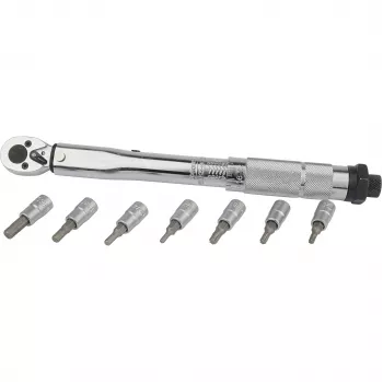 Brüder Mannesmann M18314 set momentnih ključev 5-25 Nm, 1/4 inch pogon, 19-delni