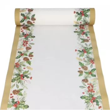 PAPSTAR namizni tekač omela in storž 37231, večbarven, 40 cm x 24 m