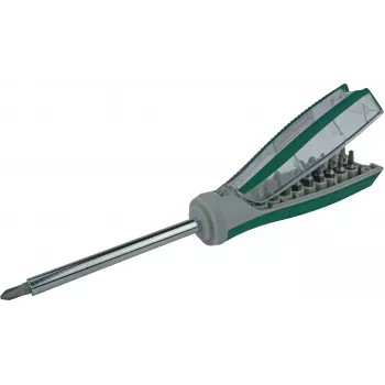 BRÜDER MANNESMANN GREEN LINE 19 inch izvijač za bite z integriranim shrambo za bite (M29840)
