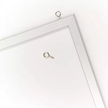 ZELLER načrtovalna tabla 60 x 40 cm magnetna bela tabla z aluminijastim okvirjem 11515