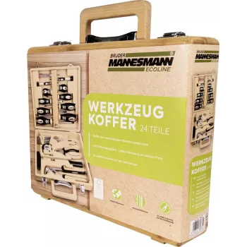 BRÜDER MANNESMANN MAN 29001 24-delni komplet orodja v bambusovem etuiju M29001