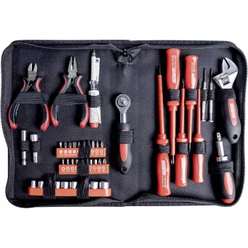 Brüder Mannesmann 45-delni set nasadnih ključev in nastavkov 1/4 inch M29044