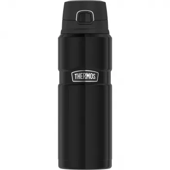 THERMOS Stainless King vakuumsko izolirana steklenica 700 ml, črna 4010233070