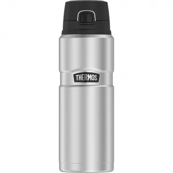 THERMOS Stainless King vakuumsko izolirana steklenica 700 ml, črna 4010233070
