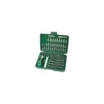 BRÜDER MANNESMANN 99-delni set varnostnih nastavkov, 95 krom-vanadijevih nastavkov, 1/4 inch šesterokotnik, magnetno držalo, organizacijska torbica 29899