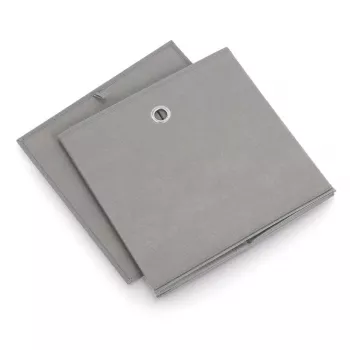 Zeller 14110 škatla za shranjevanje iz netkanega tekstila, 30 l, 32 x 32 x 32 cm, siva