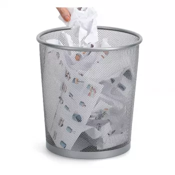 ZELLER MESHLINE koš za smeti 12L videz aluminija 18100