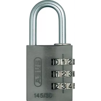 ABUS 466229 masivna medeninasta obešanka s kaljenim jeklenim lokom, 30 mm, različni ključi, 2 ključa