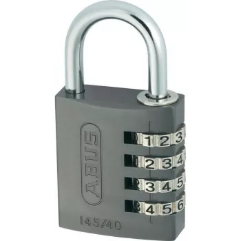 ABUS 48806 masivna medeninasta obešanka s kaljenim jeklenim lokom, na ključ, 30 mm ABVS48806