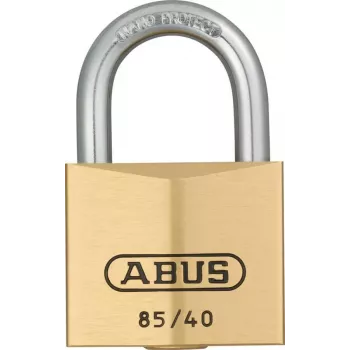 ABUS 85/40 medeninasta obešanka s kaljenim jeklenim lokom, 40 mm, enak ključ, 2 ključa 806308